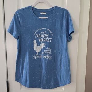 Maurices Blue Farmers Market Kids Tee